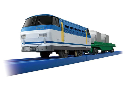 Load image into Gallery viewer, Takara Tomy Plarail S-58 Piggy-Back Transport Motorized Train
