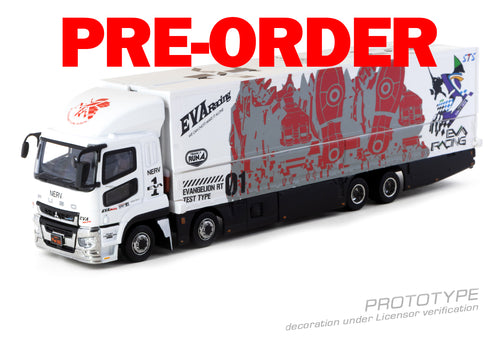 Load image into Gallery viewer, (Pre-order) Tarmac Works 1/64 Mitsubishi Fuso Super Great EVA Racing Truck
