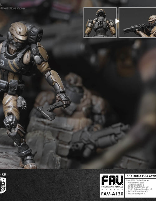 Load image into Gallery viewer, Acid Rain x Toy Alliance FAV-A130 Cinder Invader Cinder Invader 1/18 Figure
