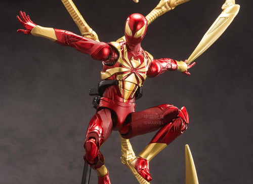 Load image into Gallery viewer, ZD Toys Marvel Avengers 1/10 Spider-Man Armor Ver. Spider Action Figure Set
