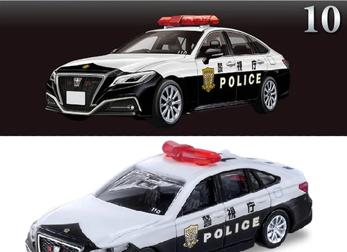 Load image into Gallery viewer, Takara Tomy Tomica Premium Diecast Model Car No.10 Toyota Crown Police Car
