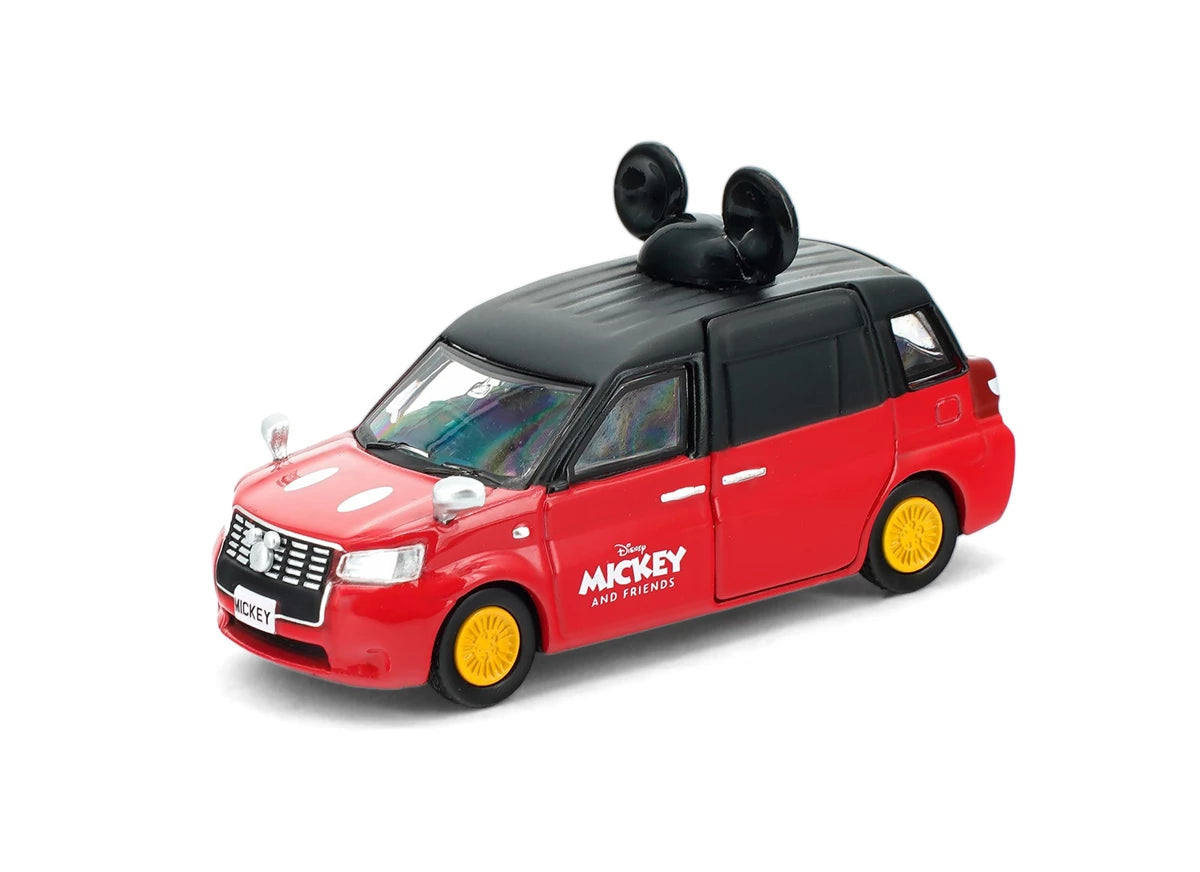 Tiny City 1/64 - Disney Vehicle - Hong Kong Hybrid Urban Taxi x Mickey (Black)