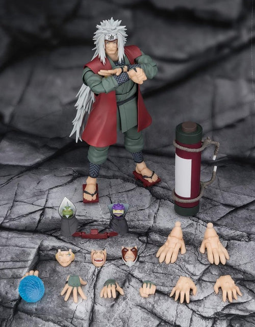 Load image into Gallery viewer, Bandai S.H.Figuarts JIRAIYA Hidden Leaf Heroic Master Sage (Sage Mode Set)
