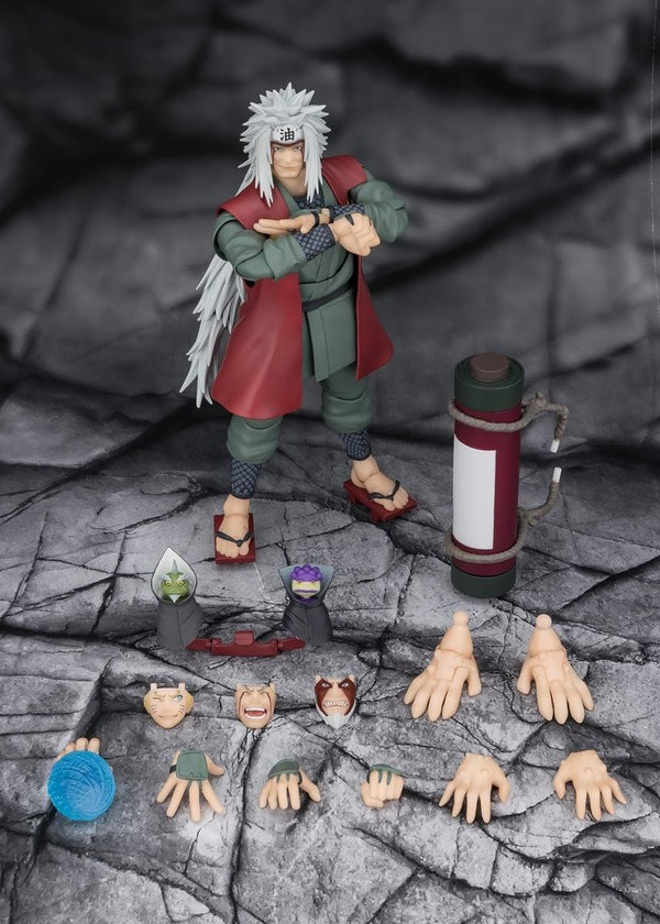 Bandai S.H.Figuarts JIRAIYA Hidden Leaf Heroic Master Sage (Sage Mode Set)