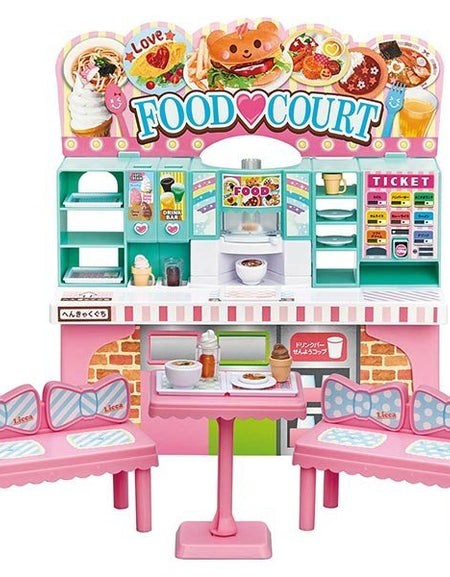 Takara Tomy Licca SET Waiwai Food Court Licca-chan Rika (NO DOLL)