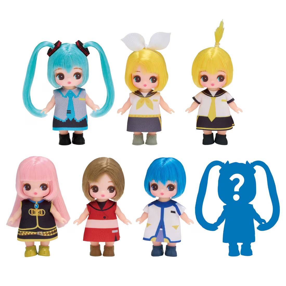 Takara Tomy Petit Licca-chan Licca Hatsune Miku Collection Dolls (Full set of 6)