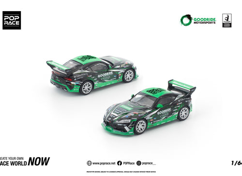 Load image into Gallery viewer, (Pre-order) POPRACE 1/64 GOODRIDE PANDEM GR SUPRA Model Car #PR640456
