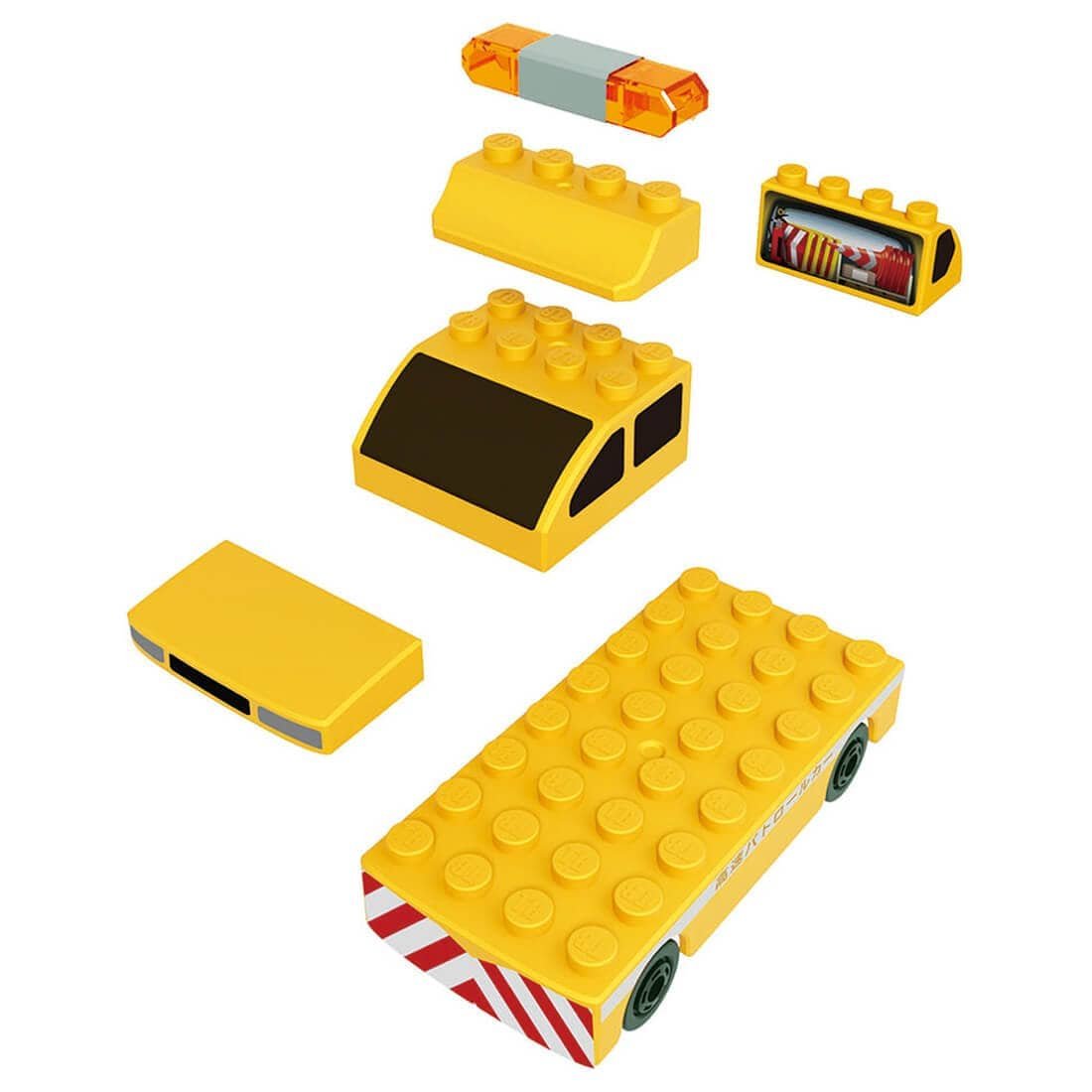 Takara Tomy Tomica Plarail Block Highway Patrol Car Block Set