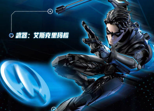 Load image into Gallery viewer, Blokees DC Champion class 03 Nightwing 1:12 Model Kit Figure 15cm
