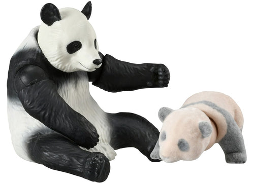Load image into Gallery viewer, Takara Tomy Ania AL-27 Giant Panda Parent and Child Animal Figure

