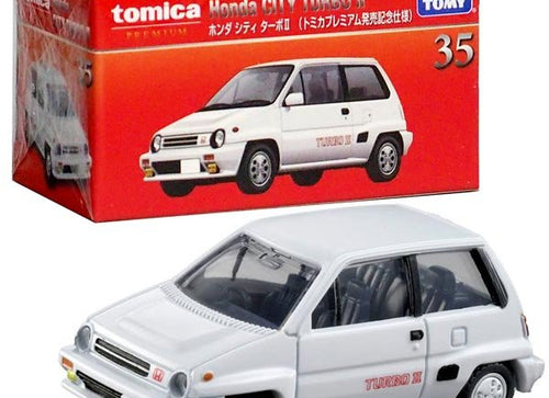 Load image into Gallery viewer, Takara Tomy Tomica Premium Diecast Car - No.35 Honda City Turbo 2 (1st)
