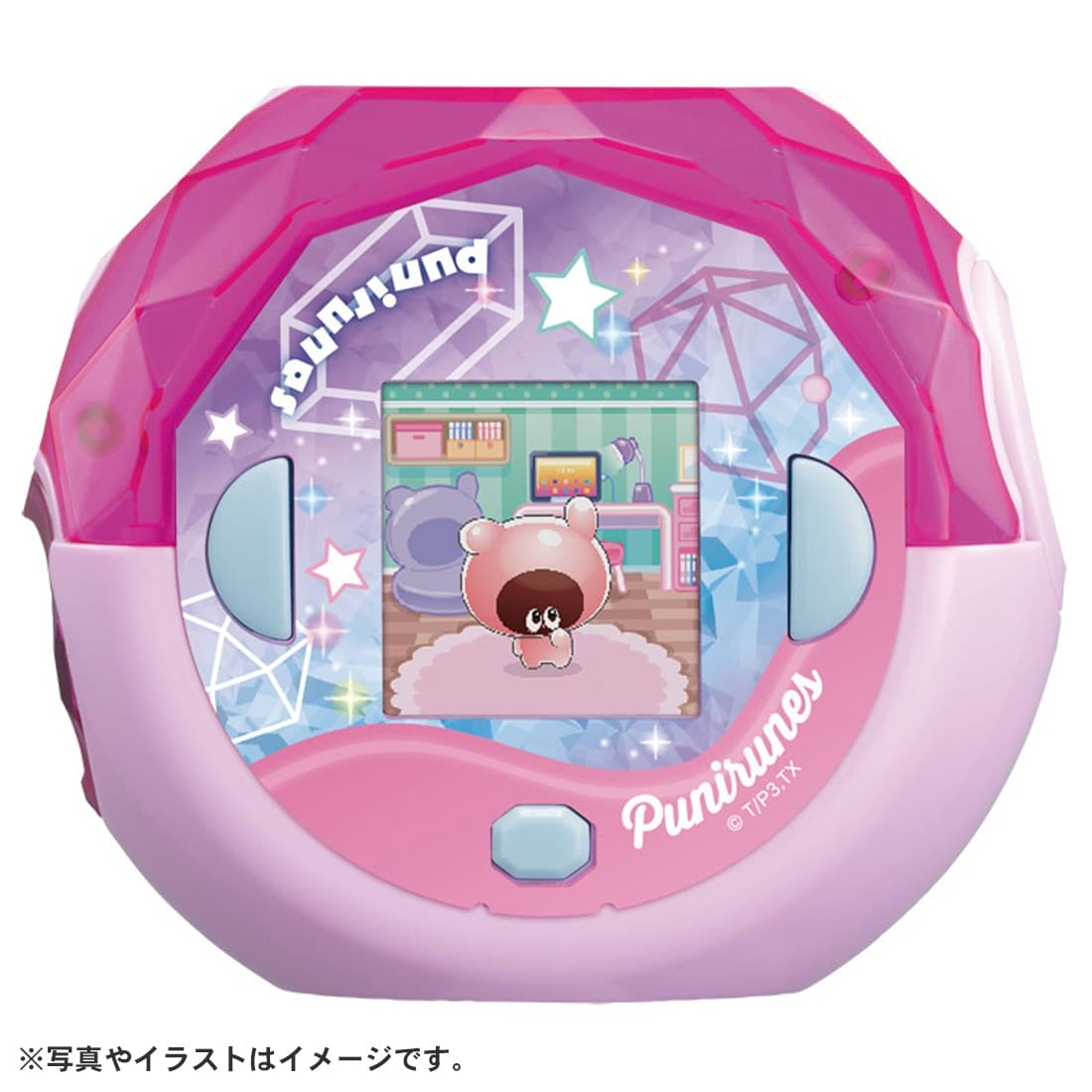 Takara Tomy - LCD Purirunes Punistal Clear Pink Pet Game Toy For Children