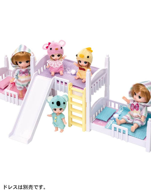 Load image into Gallery viewer, Takara Tomy Licca Chan Doll Accessory - LF-06 Athletic Triple Bunk bed (NO DOLL)
