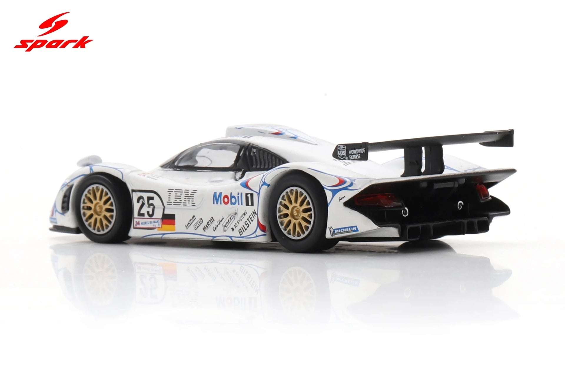 (Pre-order) Spark Porsche 911 GT1 No.25 2nd Le Mans 24H 1998 Diecast Model Car