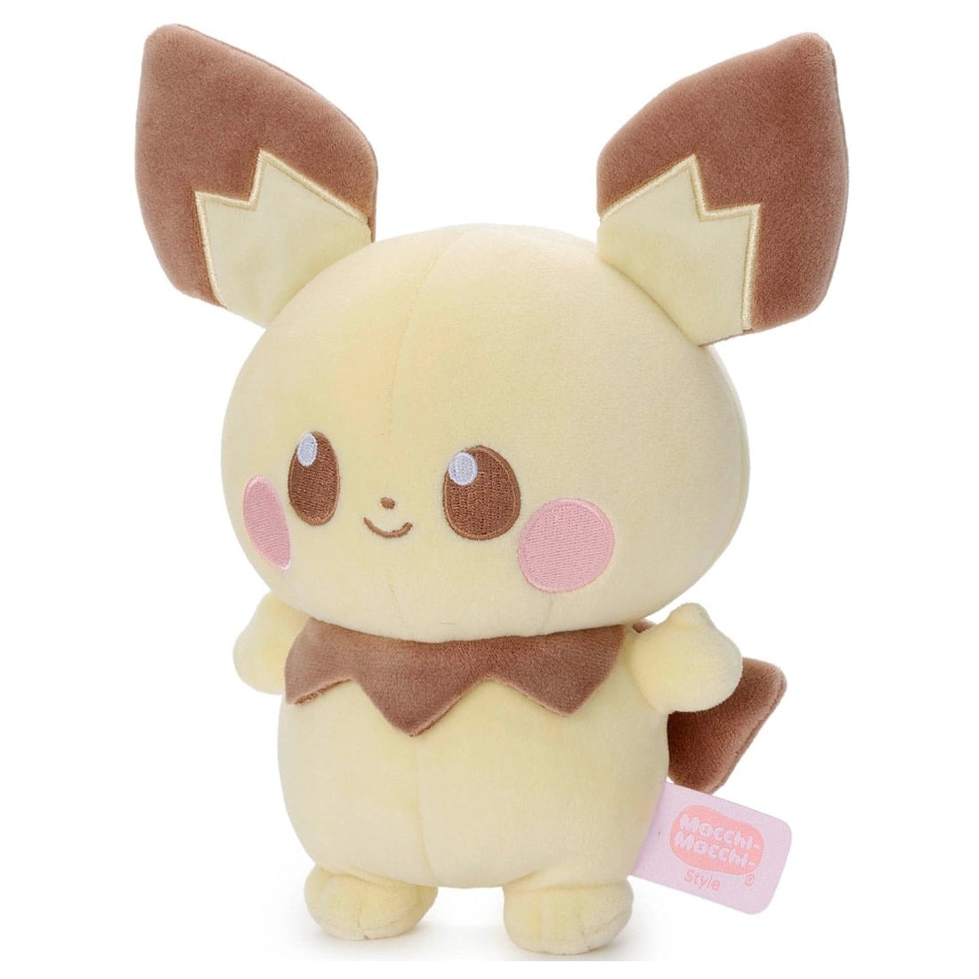 Takara Tomy Arts Pokemon PokePiece Mocchi Mocchi Style Plush Toy Pichu