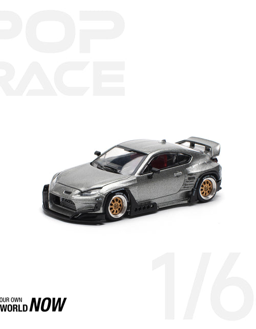 Load image into Gallery viewer, POPRACE 1/64 PANDEM GR86 - SILVER (NEW TOOLING) Model Car
