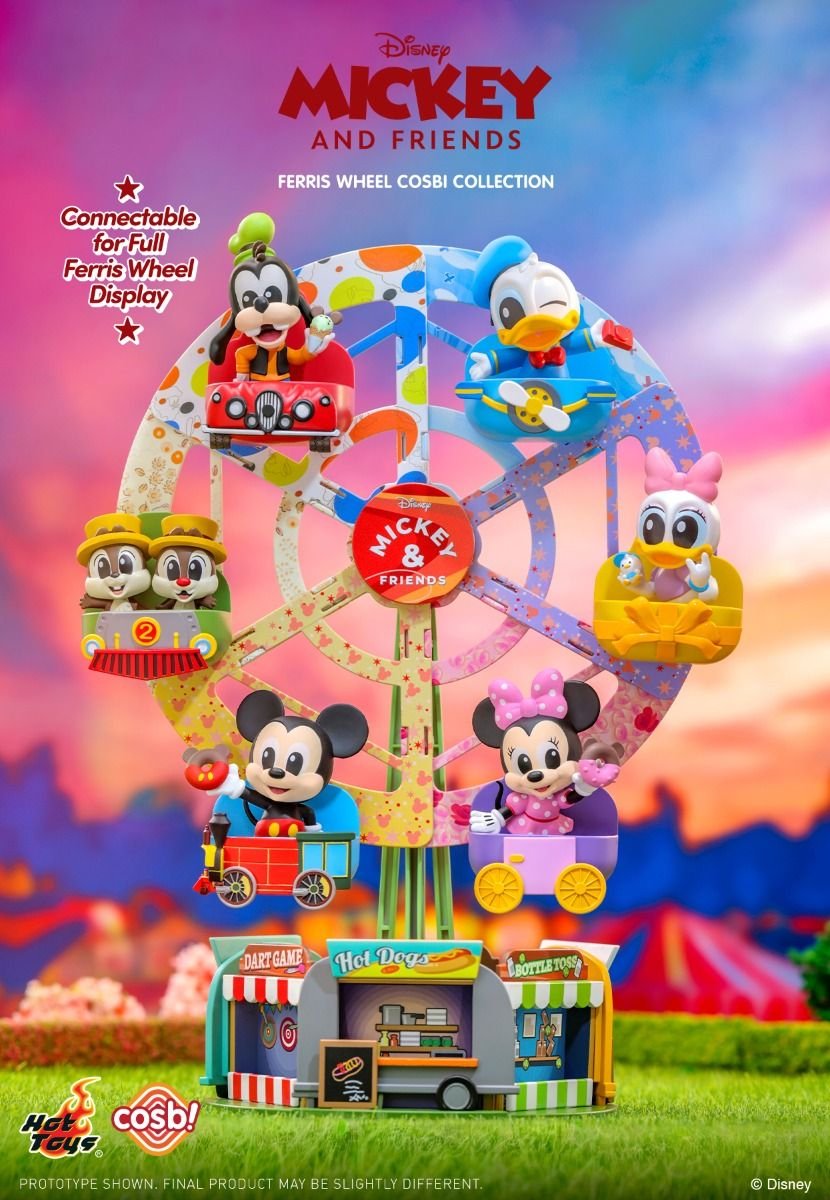 Hot Toys Disney Mickey & Friends Ferris Wheel Cosbi Collection Full Set of 6
