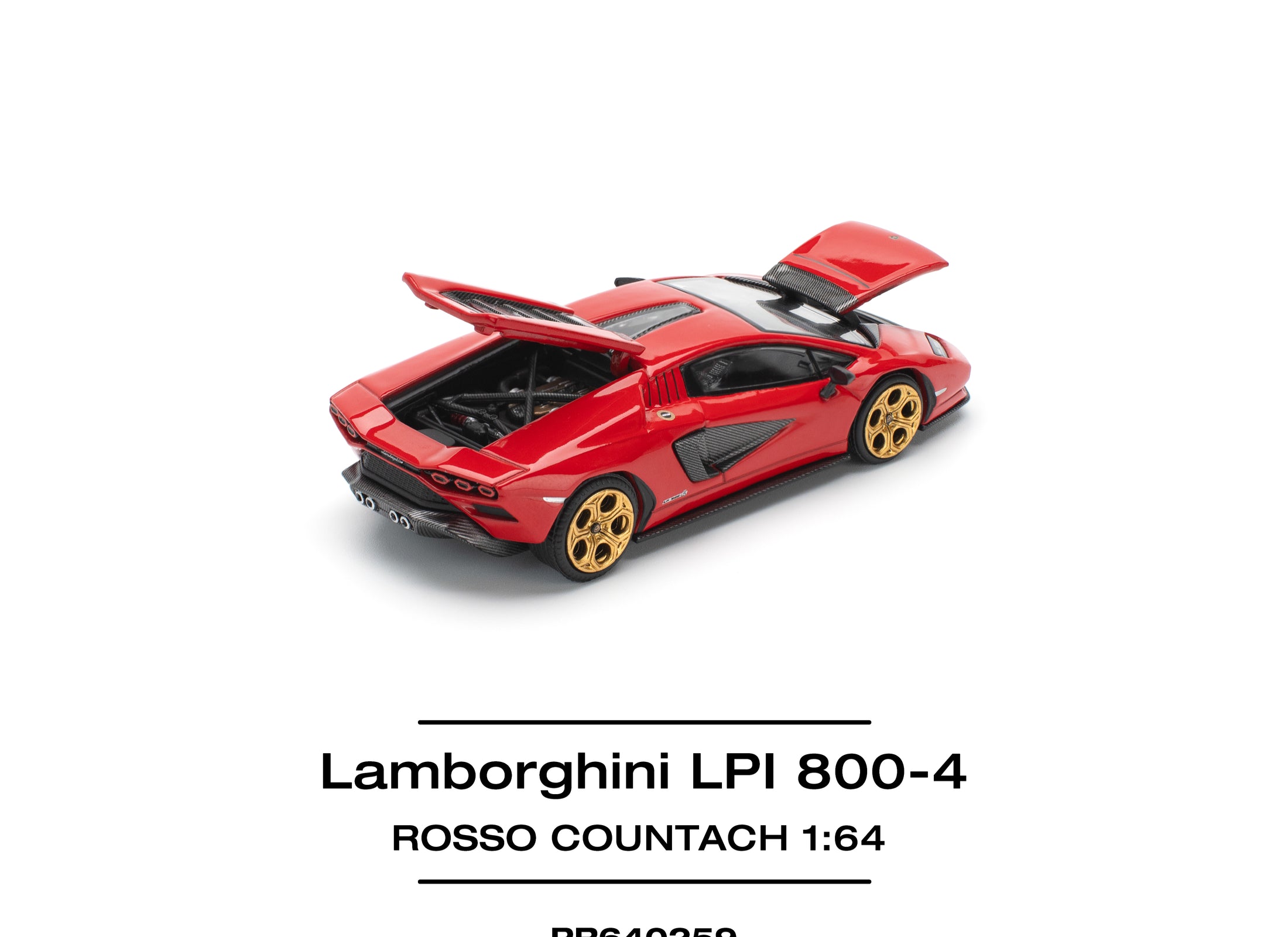 POPRACE 1/64 LAMBORGHINI COUNTACH LPI-800 - ROSSO PR640259
