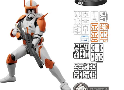 Load image into Gallery viewer, Blokees Star Wars Attack of The Clones Champion Class 10 Clone Commander Cody

