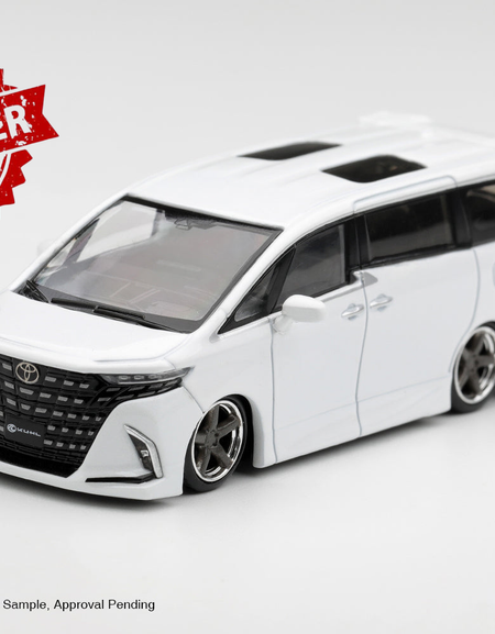 (Pre-order) Mini GT #1339 Toyota Alphard 40 KUHL White LHD Diecast Model Car