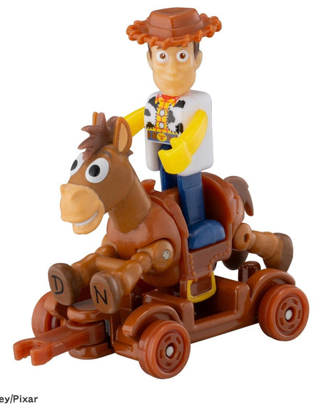 Takara Tomy Dream Tomica Toy Story 5 SP Ride On Woody & Bullseye