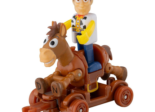 Load image into Gallery viewer, Takara Tomy Dream Tomica Toy Story 5 SP Ride On Woody &amp; Bullseye
