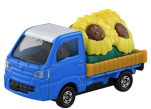 Load image into Gallery viewer, Takara Tomy Tomica Die-cast Car - 1/55 No.107 Subaru Sambar Sunflower
