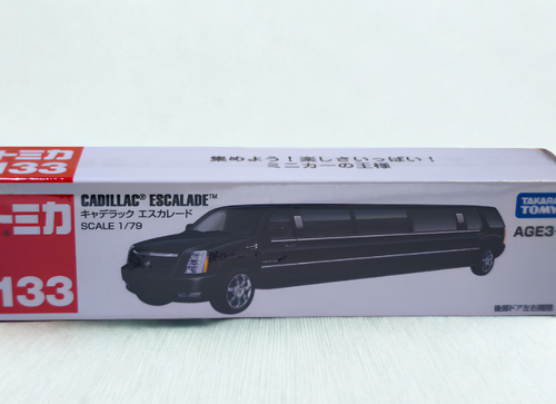 Load image into Gallery viewer, Takara Tomy Tomica  No.133 Cadillac Escalade (Asia Ver.) Diecast Model Car
