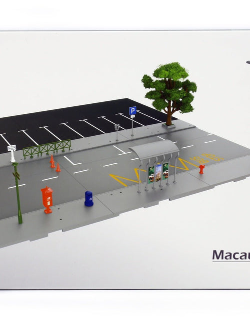 Load image into Gallery viewer, TINY City scale 1:64 Street Diorama Painted Model - S1 Macau Road Set
