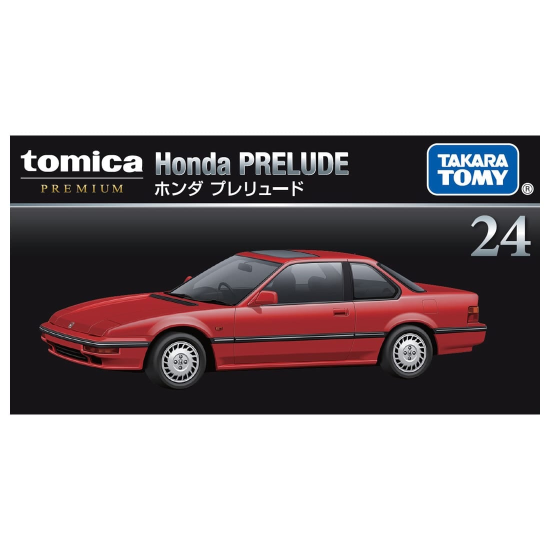 Takara Tomy Premium Tomica Diecast No.24 1/62 Honda Prelude Model Car