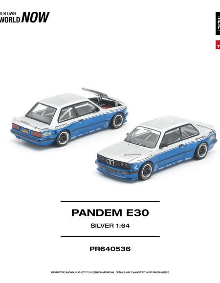 (Pre-order) POPRACE 1/64 - PANDEM E30 Diecast Model Car