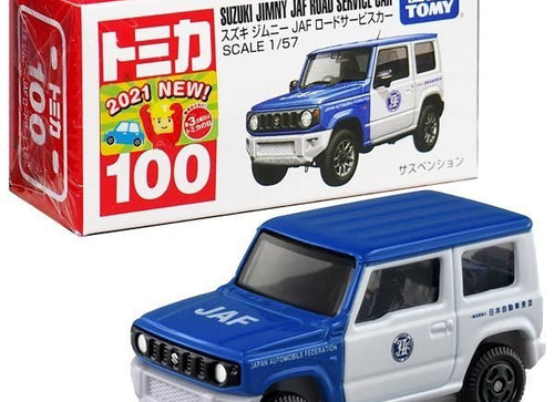 Load image into Gallery viewer, Takara Tomy Tomica Diecast Model Car No100 - Suzuki Jimny JAF
