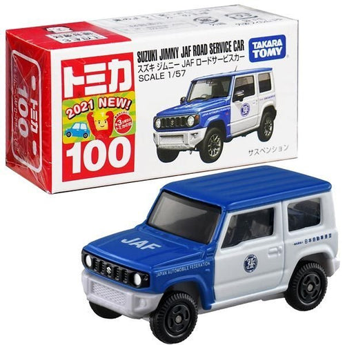 Load image into Gallery viewer, Takara Tomy Tomica Diecast Model Car No100 - Suzuki Jimny JAF
