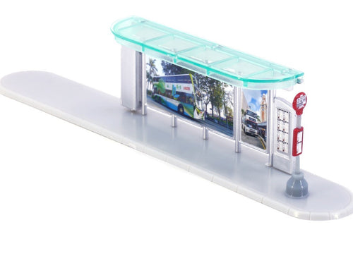 Load image into Gallery viewer, Tiny 1/110 Dioramas Bus Stop Shelter- KMB (Blind Box) (set of 12)
