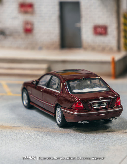 Load image into Gallery viewer, Tarmac Works 1/64 Mercedes-Benz S 55 AMG Bordeaux Red Metallic Model
