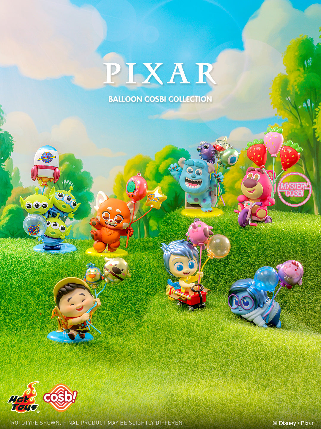 Hot Toys Pixar Balloon Cosbi Collection Figure (Full set of 6) #CBX339
