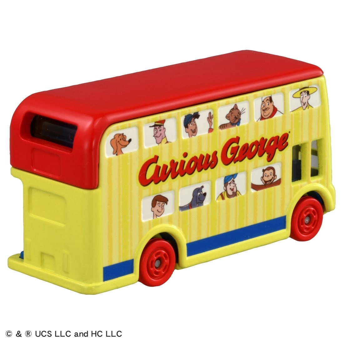 Takara Tomy Dream Tomica SP Curious George Friend Bus Model Car