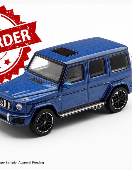 (Pre-order) MINI GT #1210 Mercedes-AMG G 63 Dark Blue Metallic RHD Diecast Car