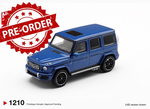 Load image into Gallery viewer, (Pre-order) MINI GT #1210 Mercedes-AMG G 63 Dark Blue Metallic RHD Diecast Car
