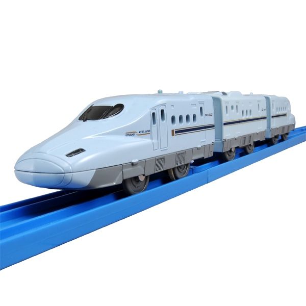 Takara Tomy Plarail Toy Train S-04 N700 Mizubo & Sakura with Light