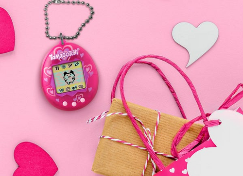 Load image into Gallery viewer, Bandai Original Tamagotchi - GEN1 Lots of Love (PDQ) Pink Electric Pet
