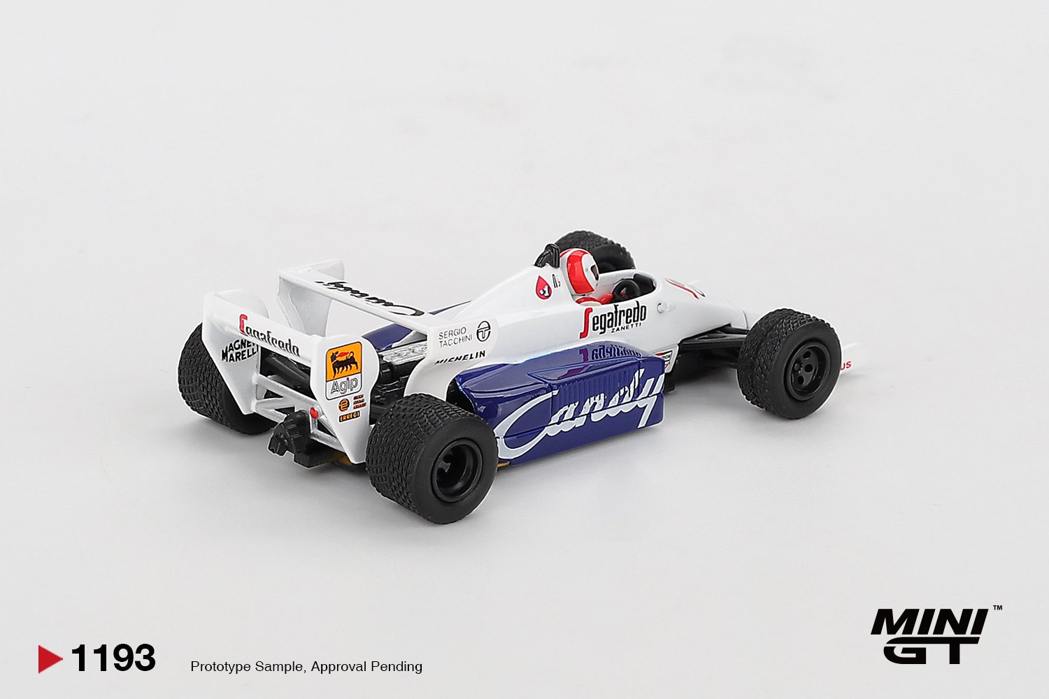 (Pre-order)MINI GT #1193 Toleman TG184 #20 Johnny Cecotto 1984 Monaco Grand Prix