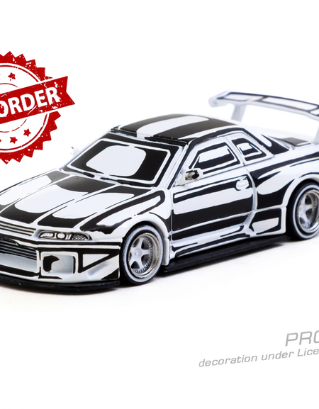 (Pre-order) Tarmac Works 1/64  Nissan Skyline (R32) Widebody Diecast Model Car