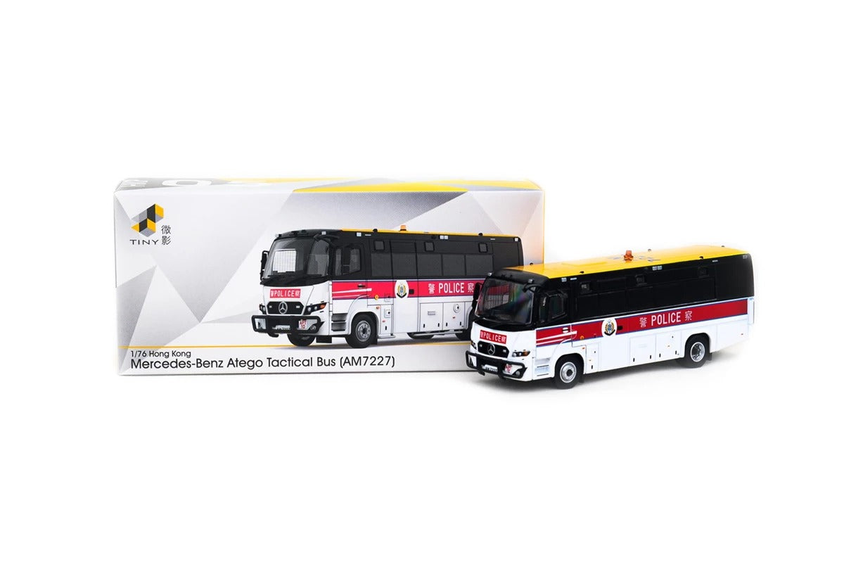 Tiny City HKP05 MERCEDES-BENZ Atego Police APT Tactical Bus (AM7227)