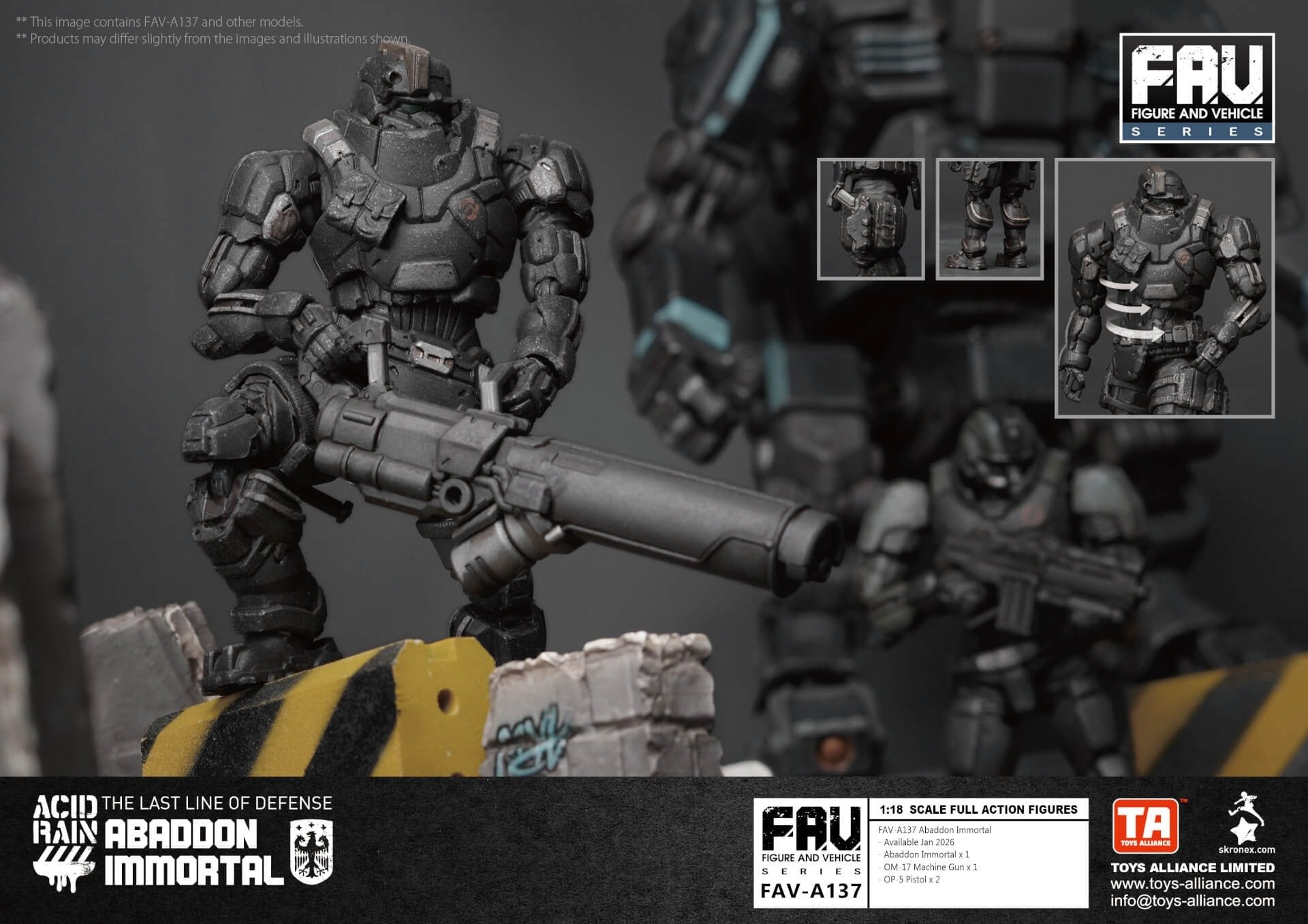 Acid Rain x Toy Alliance FAV-A137 Abaddon Immortal Figure Set