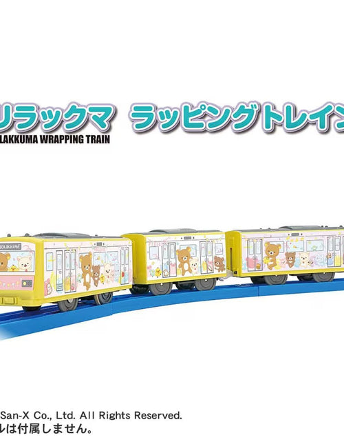 Load image into Gallery viewer, Takara Tomy Plarail Train - ES Rilakkuma Wrapping Train (3-Car Set)
