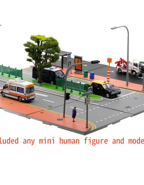 Load image into Gallery viewer, TINY City scale 1:64 Street Diorama Painted Model - S2 Singapore Road Set
