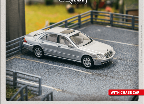 Load image into Gallery viewer, Tarmac Works 1/64 Mercedes-Benz S-Class Brilliant Silver Metallic
