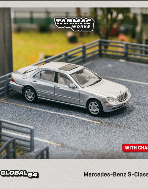 Load image into Gallery viewer, Tarmac Works 1/64 Mercedes-Benz S-Class Brilliant Silver Metallic
