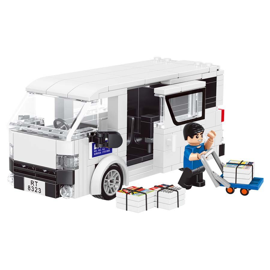Royal Toys Building Blocks City Story Bricks RT08: CLT Van (270 Pcs/Pzs)